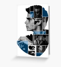 Dylan O'Brien Squares Greeting Card