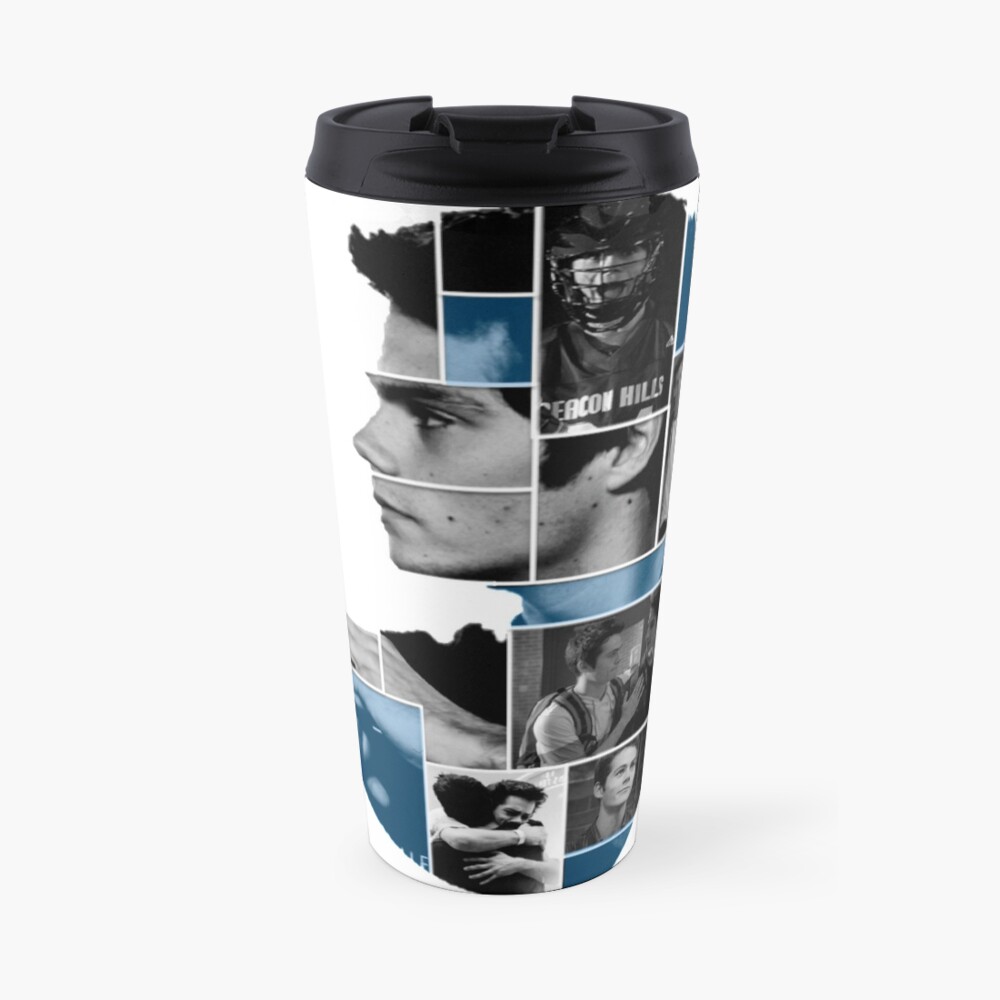 Dylan O'Brien Squares Travel Mug