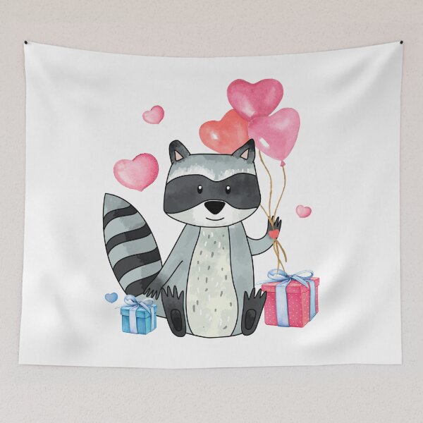 Item preview, Raccoon Valentine Gift Raccoon Owner I love designed and sold by iliasjeff.