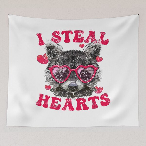 Item preview, Cute Raccoon Lover I Heart Raccoons Groovy designed and sold by iliasjeff.