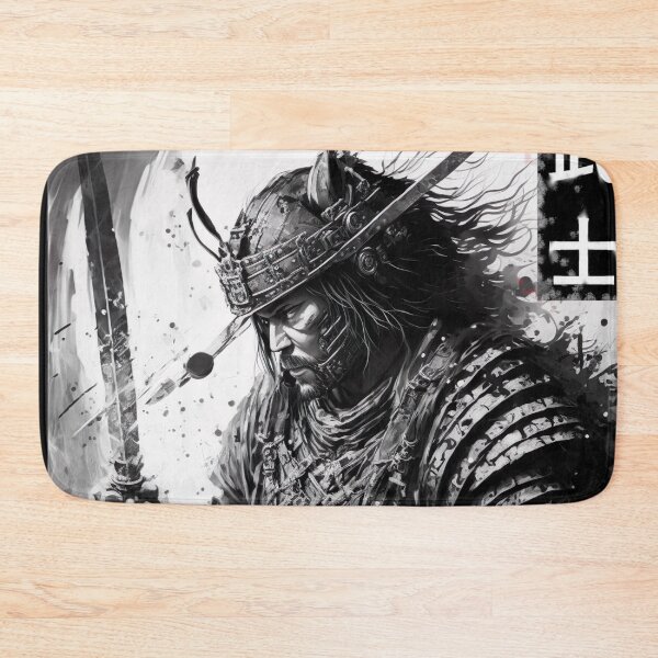 Item preview, Japanese Samurai Warrior In Battle Artwork Poster Design designed and sold by Jozzabazza.