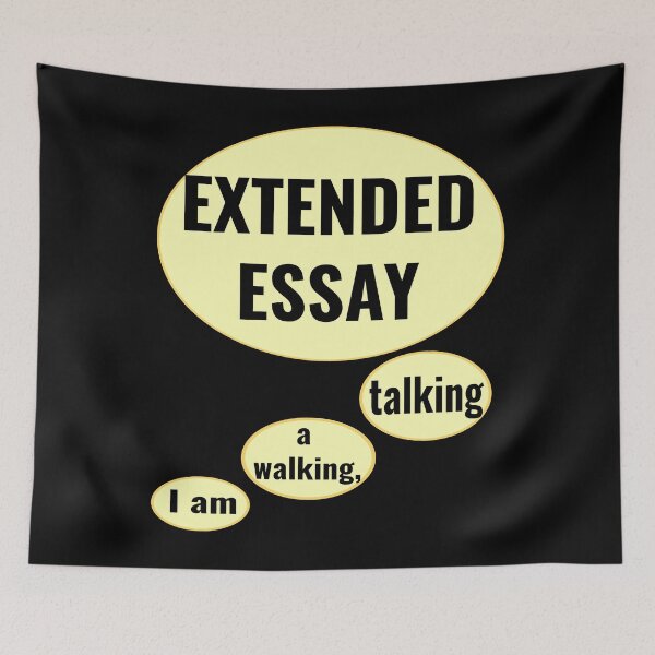 Item preview, I am an Extended Essay designed and sold by CottagePop.