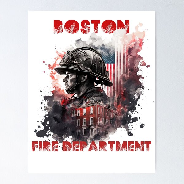 Item preview, Boston Fire Department designed and sold by MayaDelaye.