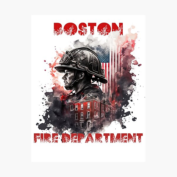 Item preview, Boston Fire Department designed and sold by MayaDelaye.