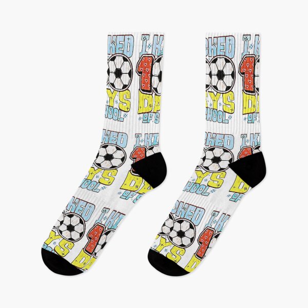 Item preview, I Kicked 100 Days of School Soccer designed and sold by csoDesign.