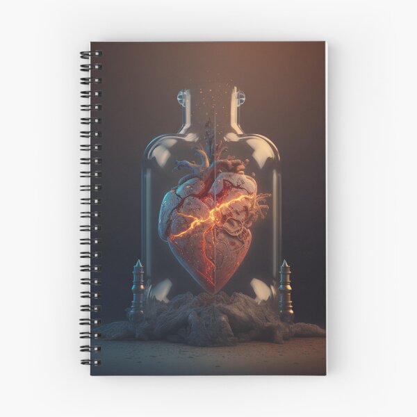 Item preview, heart and time combined designed and sold by sammgdesign.