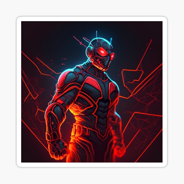 Vista previa del artículo con la obra «Antman cuántica», diseñado y vendido por Sarvgya Verma.