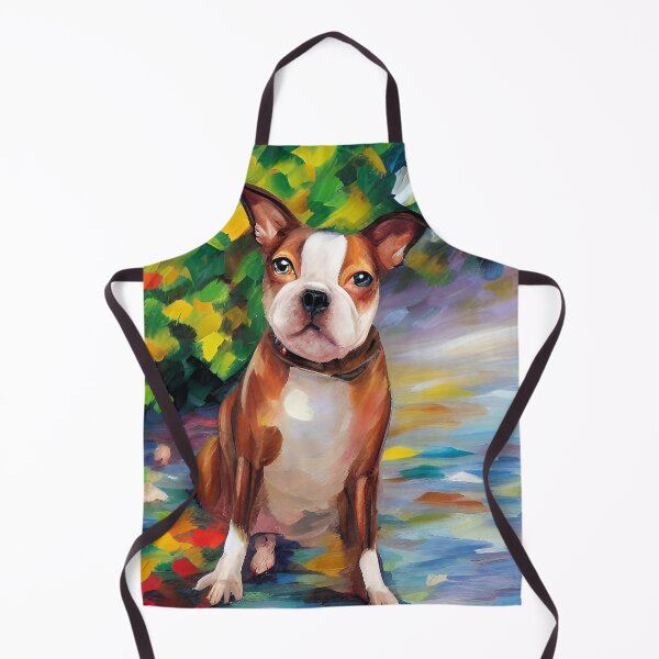 Item preview, Brown Boston Terrier designed and sold by ArtistsQuest.