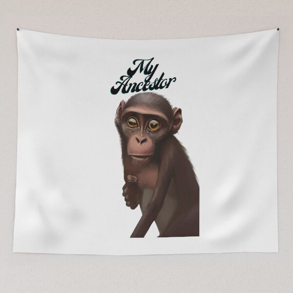 Item preview,  My Ancestor Monkey,Monkey designed and sold by SociableAnimals.
