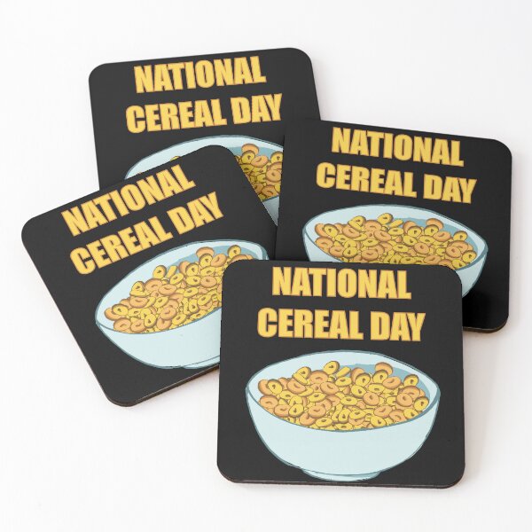 Item preview, National Cereal Day March 7 designed and sold by Fransyn.