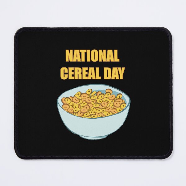 Item preview, National Cereal Day March 7 designed and sold by Fransyn.