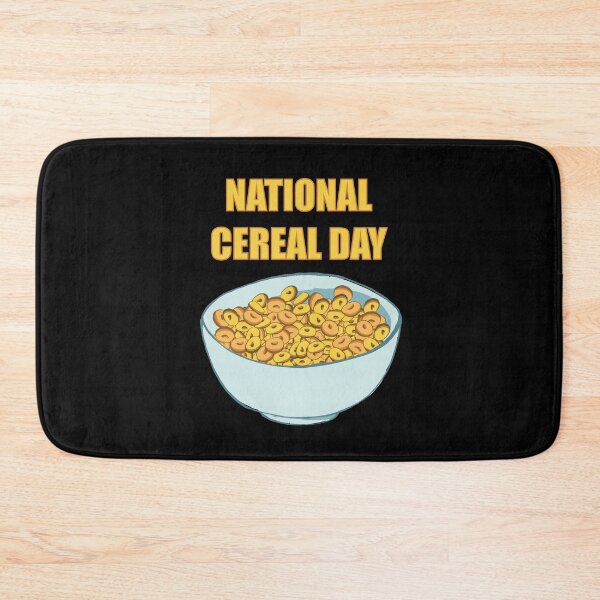 Item preview, National Cereal Day March 7 designed and sold by Fransyn.