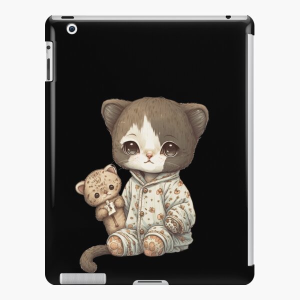 Cute anime bear ready for bedtime wearing pyjamas sleeping cute animal  pajamas Poster for Sale by AnimalArtPhotos