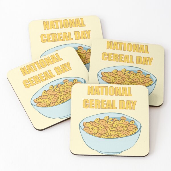 Item preview, National Cereal Day March 7 designed and sold by Fransyn.