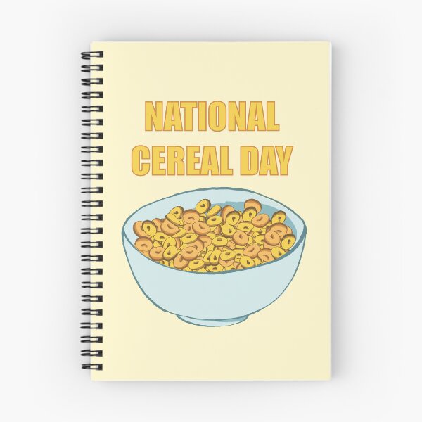 Item preview, National Cereal Day March 7 designed and sold by Fransyn.