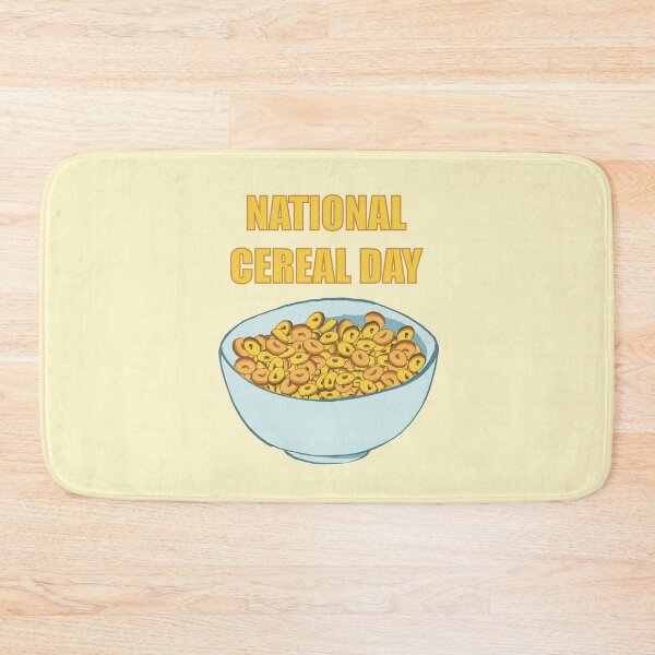 Item preview, National Cereal Day March 7 designed and sold by Fransyn.