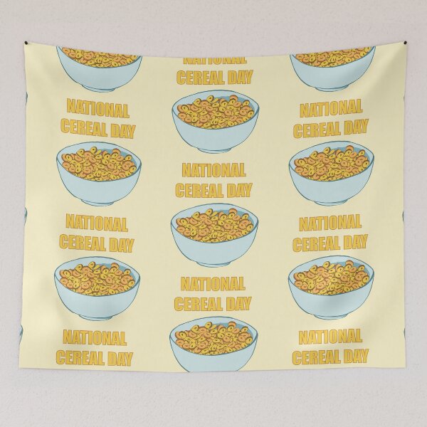 Item preview, National Cereal Day March 7 designed and sold by Fransyn.