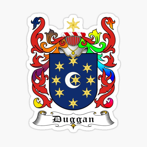 Duggan Irish Coat of Arms Stainless Steel Green Travel Mug with Handle