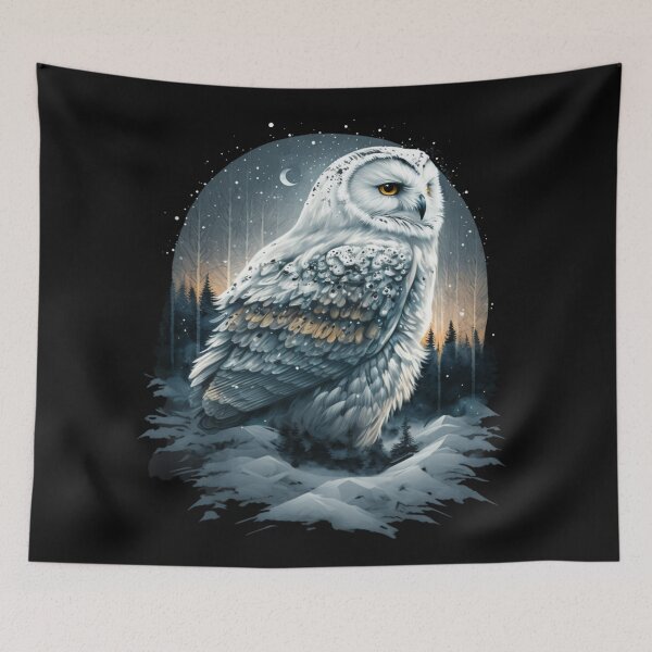 Item preview, "Let It Snow! Embrace the Coolness of a Snowy Owl" designed and sold by Johnsdesigns1.