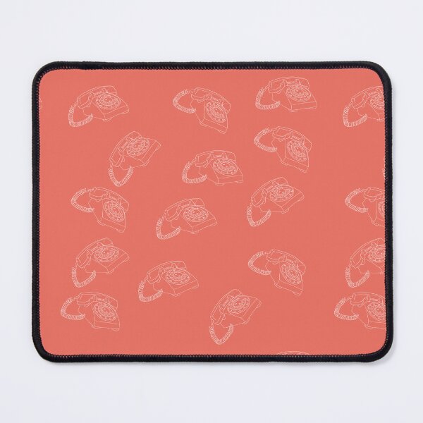 Item preview, Rotary Telephone Pattern in Pink designed and sold by Christine Crawford.