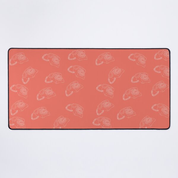 Item preview, Rotary Telephone Pattern in Pink designed and sold by Christine Crawford.