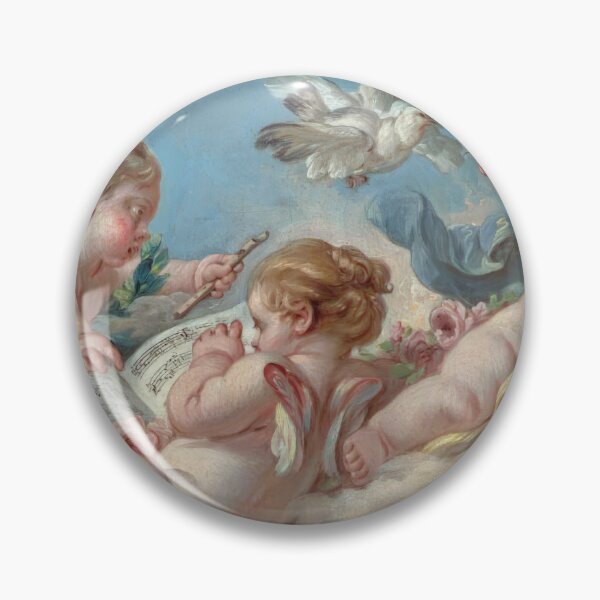 Item preview,  François Boucher  Putti making music, 1768  designed and sold by Onodera.
