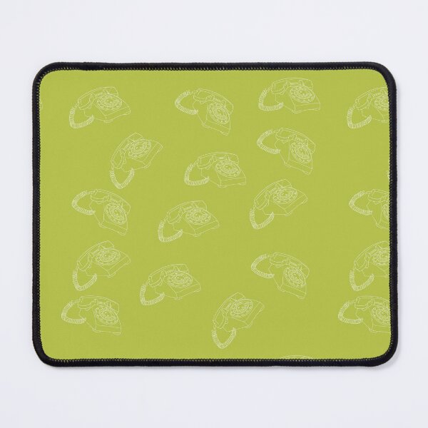 Item preview, Rotary Telephone Pattern in Lime Green designed and sold by Christine Crawford.