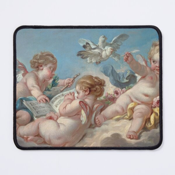Item preview,  François Boucher  Putti making music, 1768  designed and sold by Onodera.