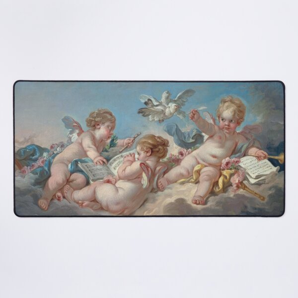 Item preview,  François Boucher  Putti making music, 1768  designed and sold by Onodera.