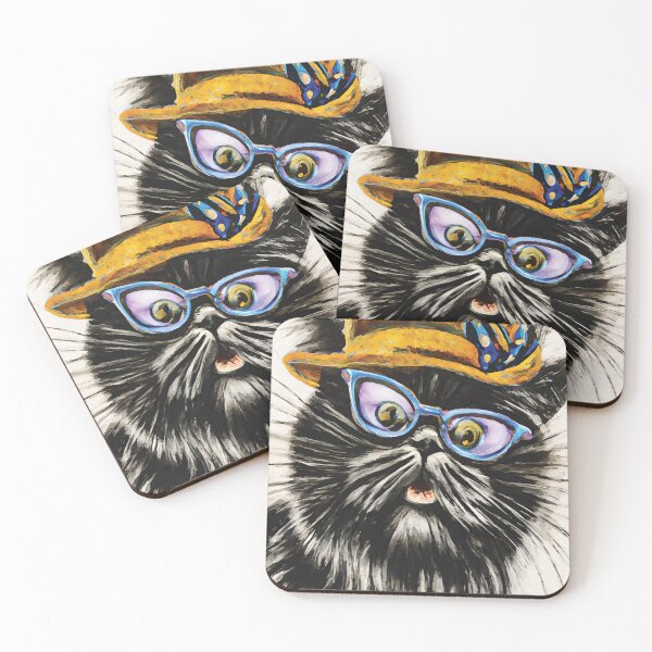 Item preview, GATO PERSA NEGRO designed and sold by MicbellaArt.