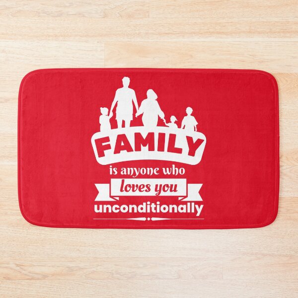 Item preview, Family Is Anyone Who Loves You Unconditionally designed and sold by designerpriti.