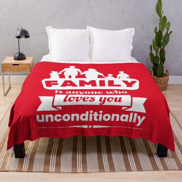 Item preview, Family Is Anyone Who Loves You Unconditionally designed and sold by designerpriti.