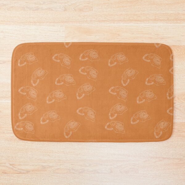 Item preview, Rotary Telephone Pattern in Orange designed and sold by Christine Crawford.