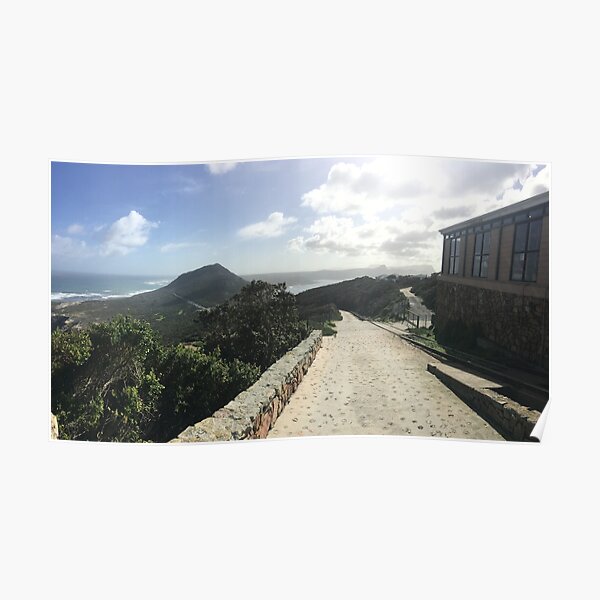 Walking path in Cape Point, South Africa Poster