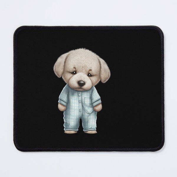 Item preview,  Cute puppy in pyjamas ready for bedtime adorable animal pajamas designed and sold by AnimalArtPhotos.