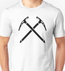 Ice climbing picks axe Unisex T-Shirt