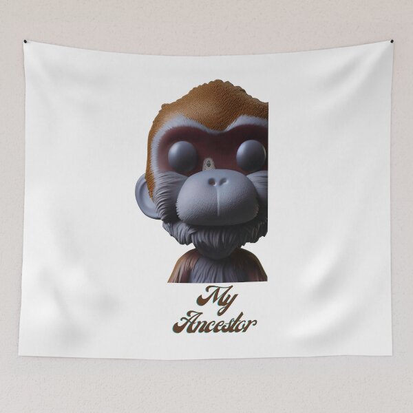Item preview,  My Ancestor Monkey,Monkey designed and sold by SociableAnimals.
