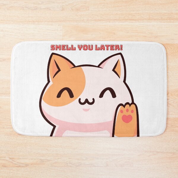 Item preview, SMELL YOU LATER CUTE WAVING CAT! designed and sold by chatzous.
