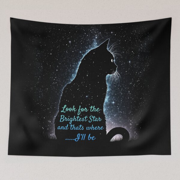 Item preview, Cat Memorial Remembrance Poem - Written in the stars designed and sold by Odd World.
