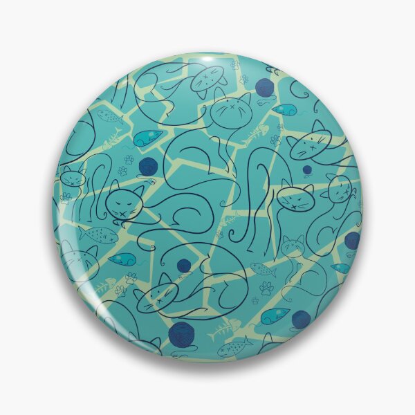 Item preview, Cat Pattern Blue designed and sold by EmilyWeeden.