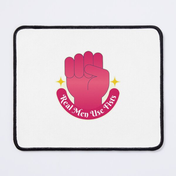 Item preview, Real Men Use Fists, Funny designed and sold by medben.