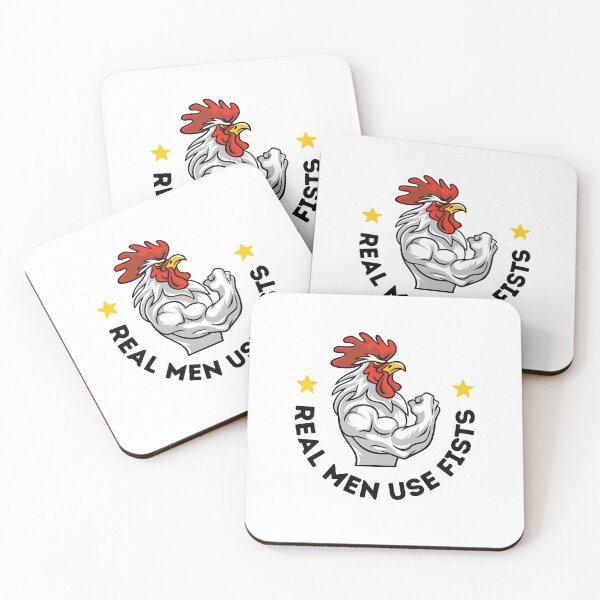 Item preview, Real Men Use Fists, Chicken Lover designed and sold by medben.