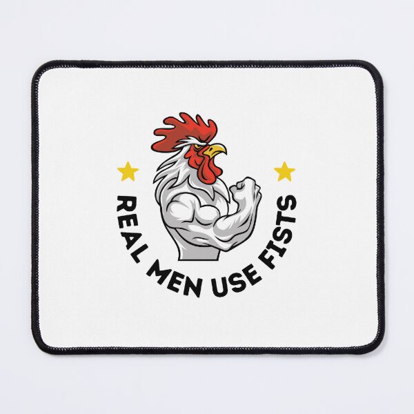 Item preview, Real Men Use Fists, Chicken Lover designed and sold by medben.