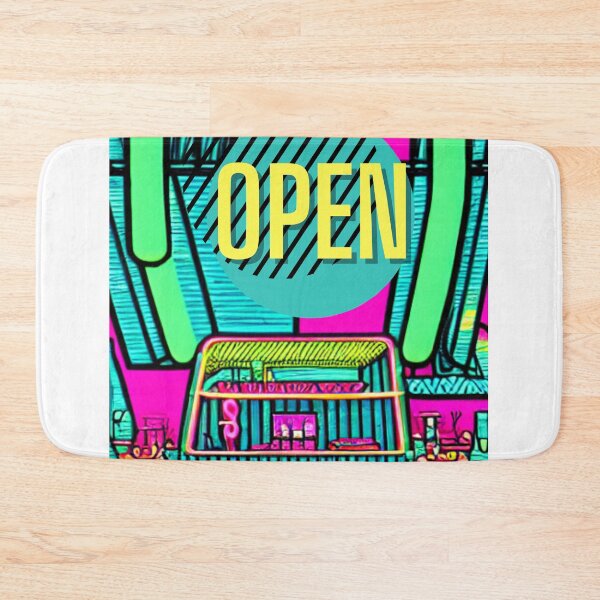 Item preview, The tiki bar wall art is open for service- Neon wall print designed and sold by MomyHasntShowrd.