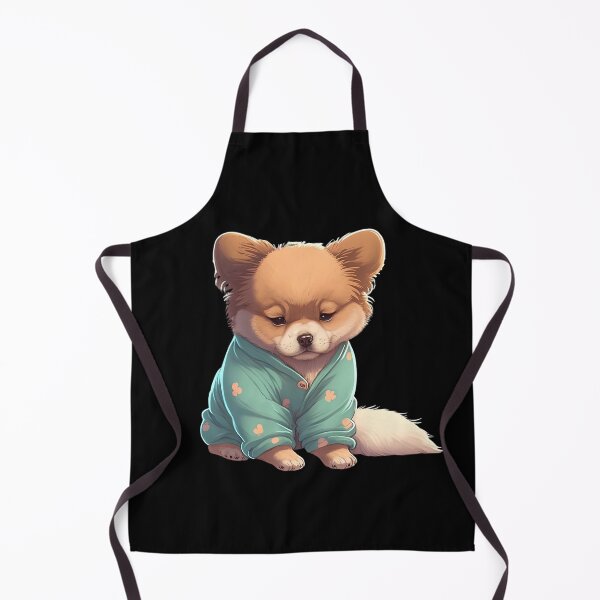 Item preview, Puppy in pyjamas sleeping ready for bedtime cute animal pajamas designed and sold by AnimalArtPhotos.