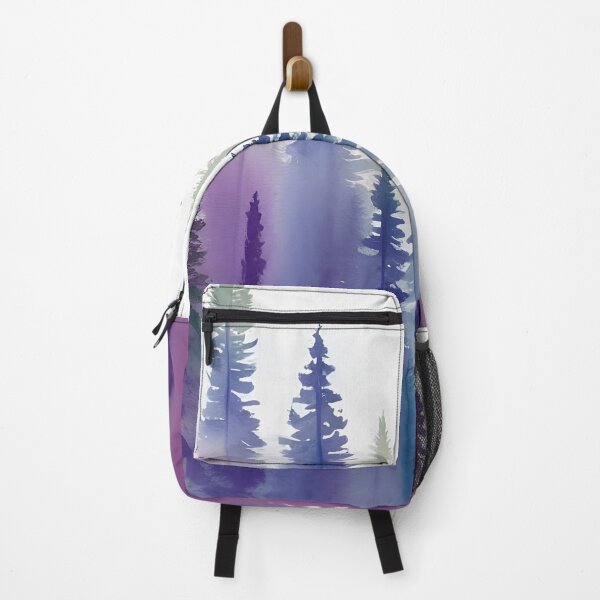 Item preview, Pine Tree watercolor landscape 5 designed and sold by Red Witch Art.