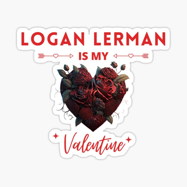 Artikel-Vorschau von Logan Lerman Is My Valentine, designt und verkauft von Itsheartshop.