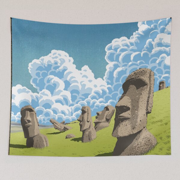 Item preview, Easter Islands statues designed and sold by albertocubatas.