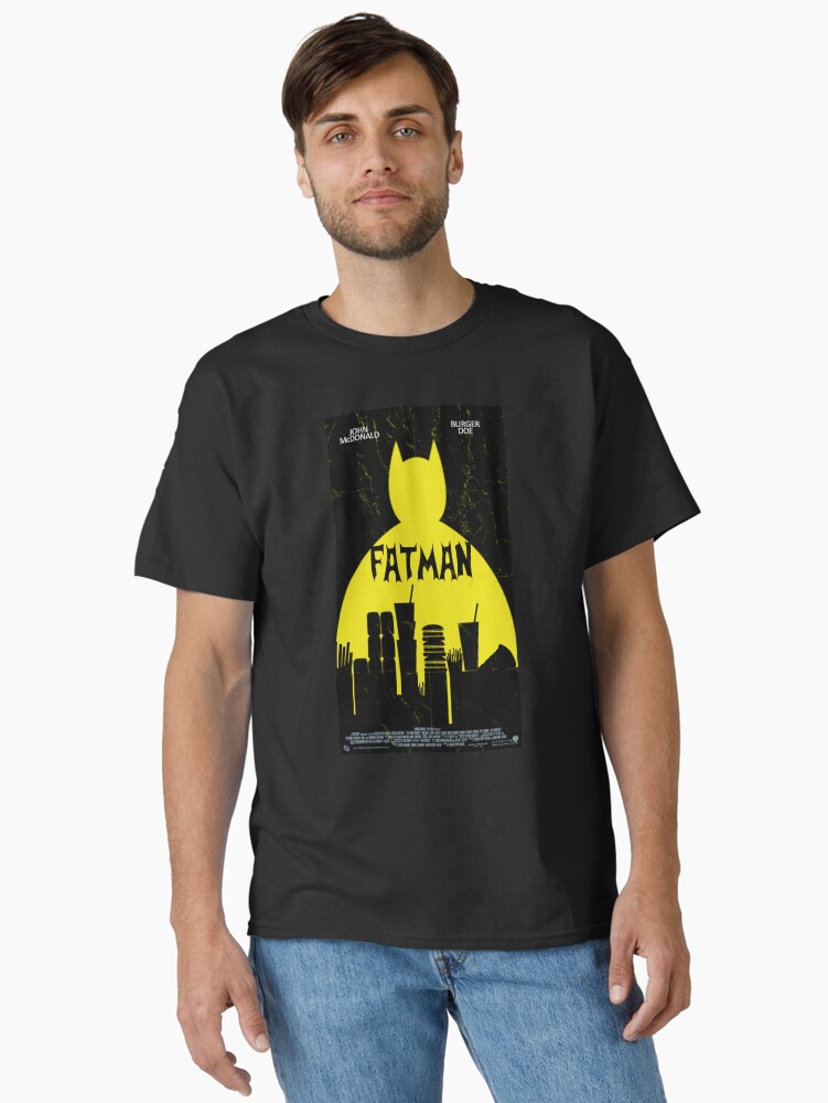 Thumbnail 1 of 7, Classic T-Shirt, Fatman, the fried food avenger designed and sold by oldtee.