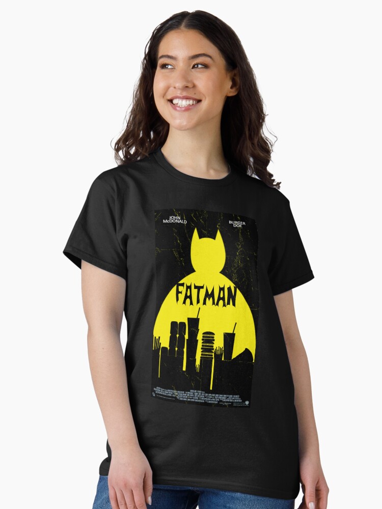 Thumbnail 2 of 7, Classic T-Shirt, Fatman, the fried food avenger designed and sold by oldtee.